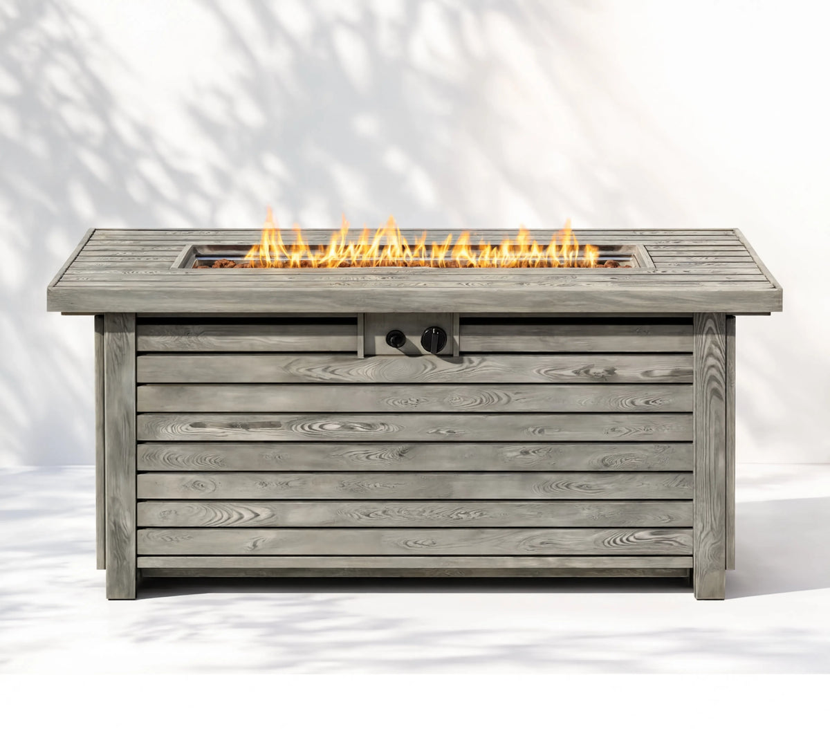 Wideburn Malibu 54” Luxury Fire Table – 50,000 BTU Outdoor Gas Fireplace