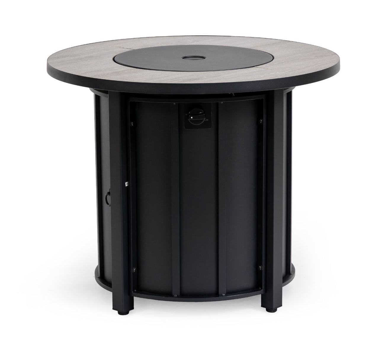 Wideburn Aspen 30” Fire Pit Table – Wood Grain Outdoor Gas Fireplace
