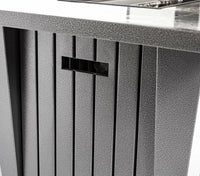 Wideburn Austin 42” Marble Fire Table – 50,000 BTU Outdoor Gas Fireplace