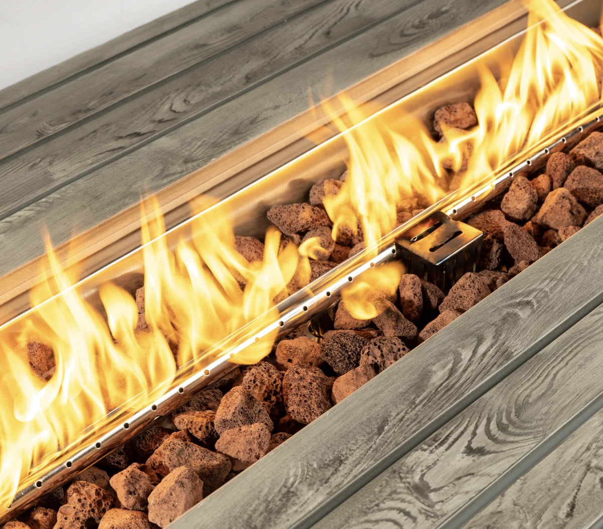 Wideburn Malibu 54” Luxury Fire Table – 50,000 BTU Outdoor Gas Fireplace