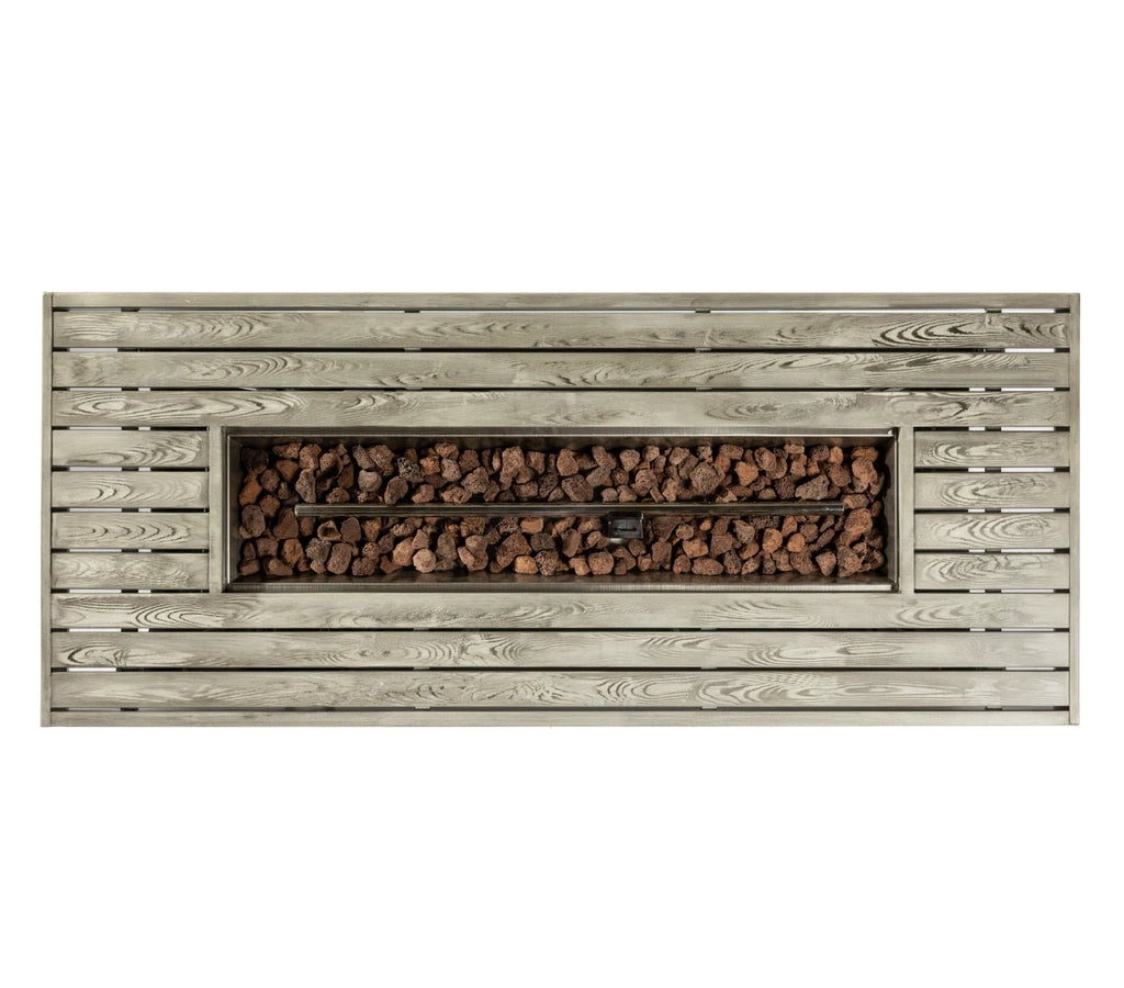 Wideburn Malibu 54” Luxury Fire Table – 50,000 BTU Outdoor Gas Fireplace