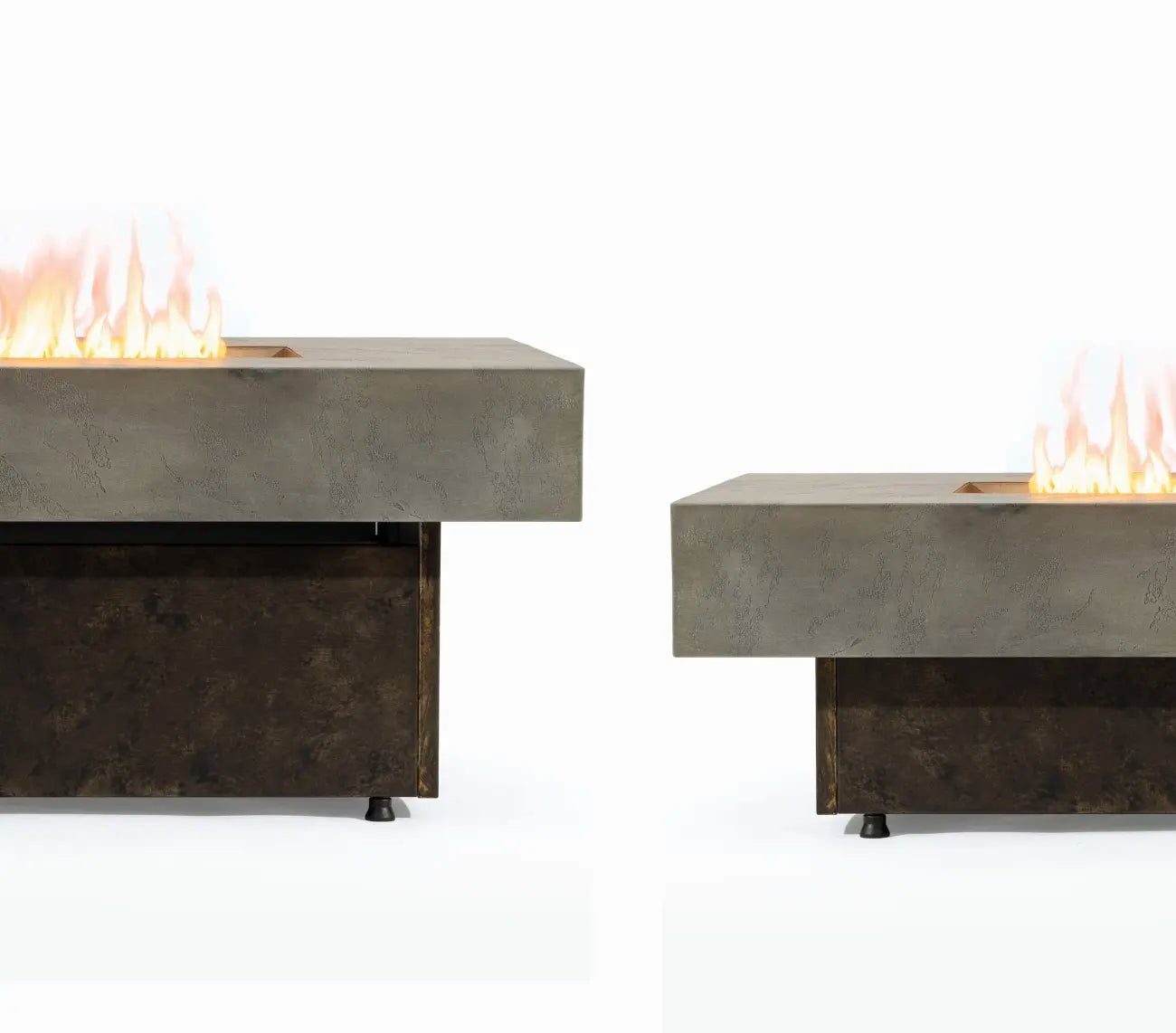 Wideburn Atlas 55” Architectural Fire Table – 50,000 BTU Outdoor Gas Fireplace